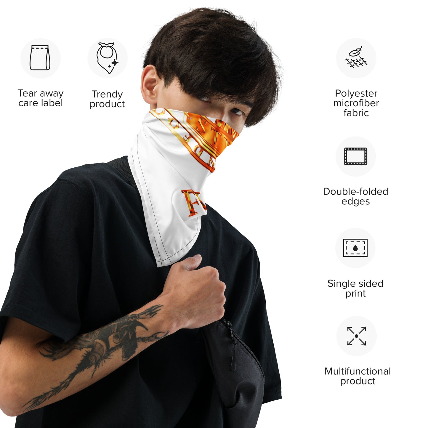 All-over print bandana,Strong Fitness