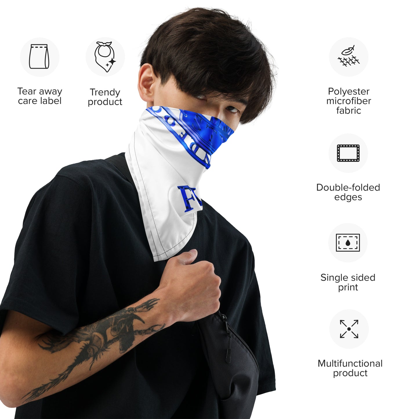 All-over print bandana,Strong Fitness