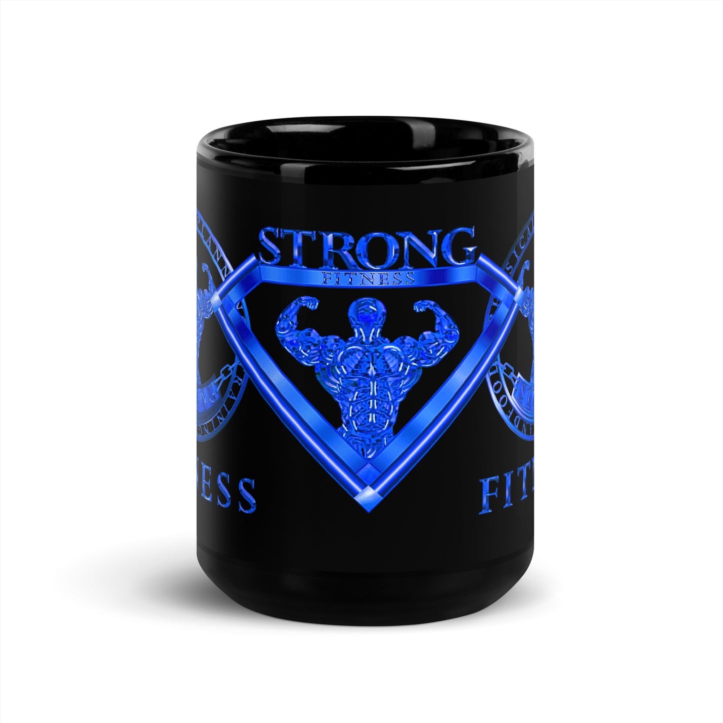 Black Glossy Mug,Strong Diamond
