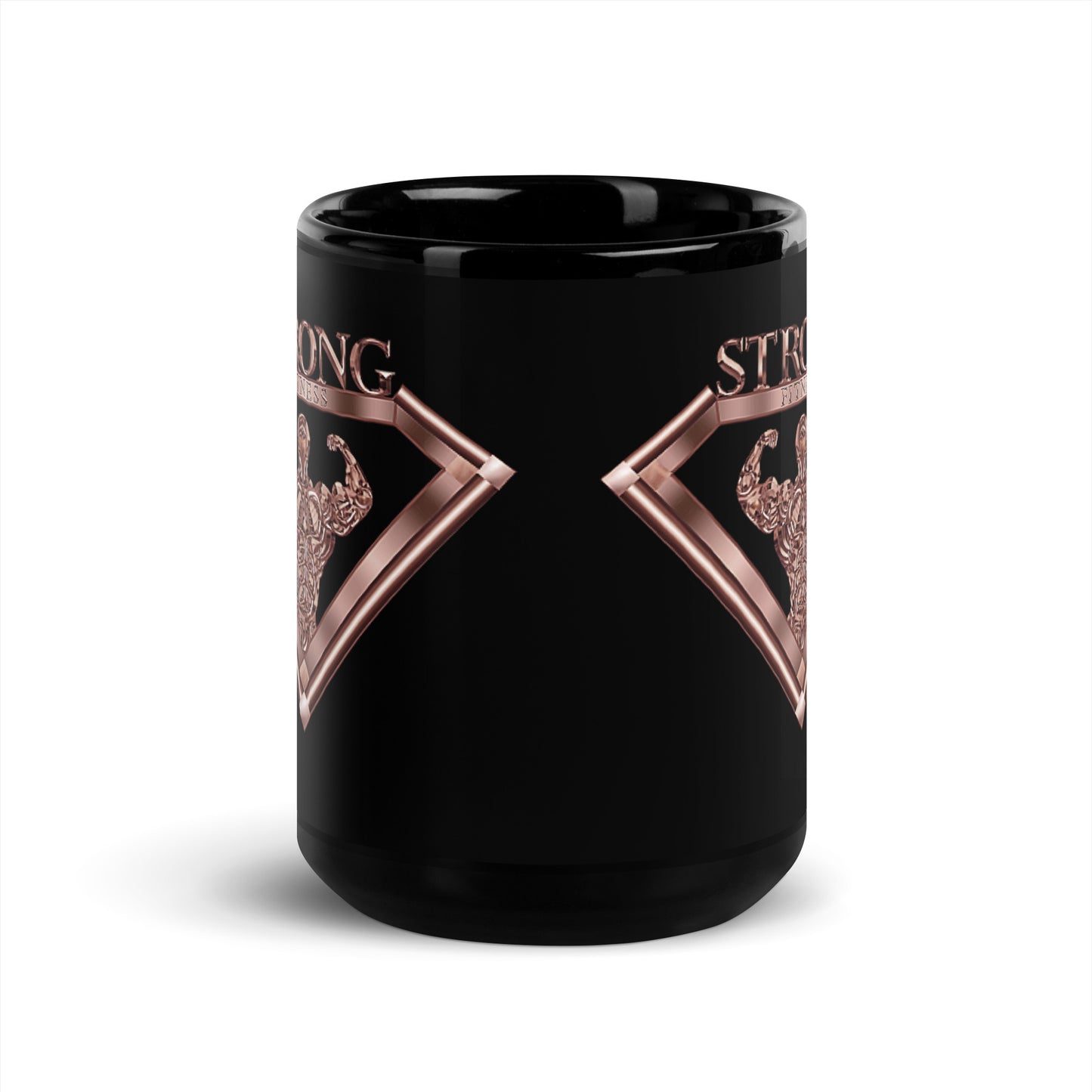 Black Glossy Mug,Strong Diamond