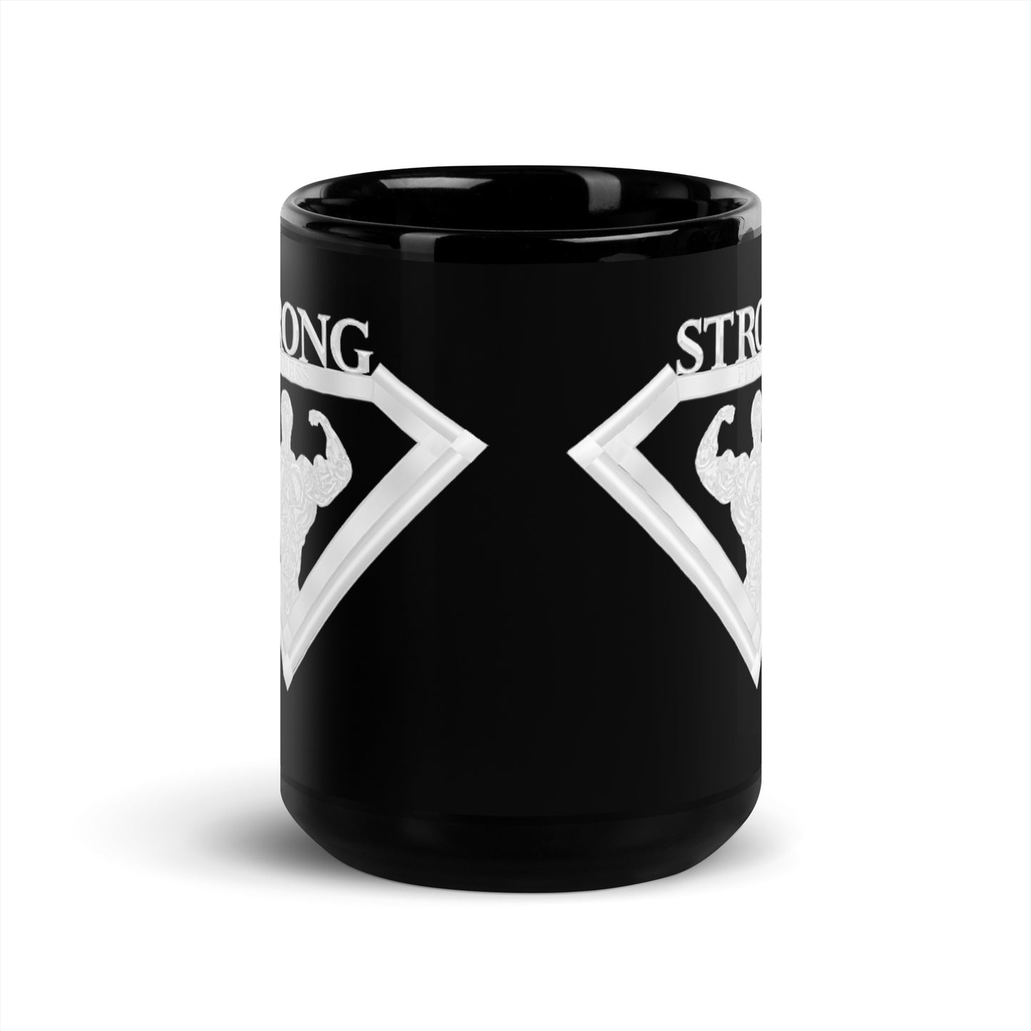 Black Glossy Mug,Strong Diamond