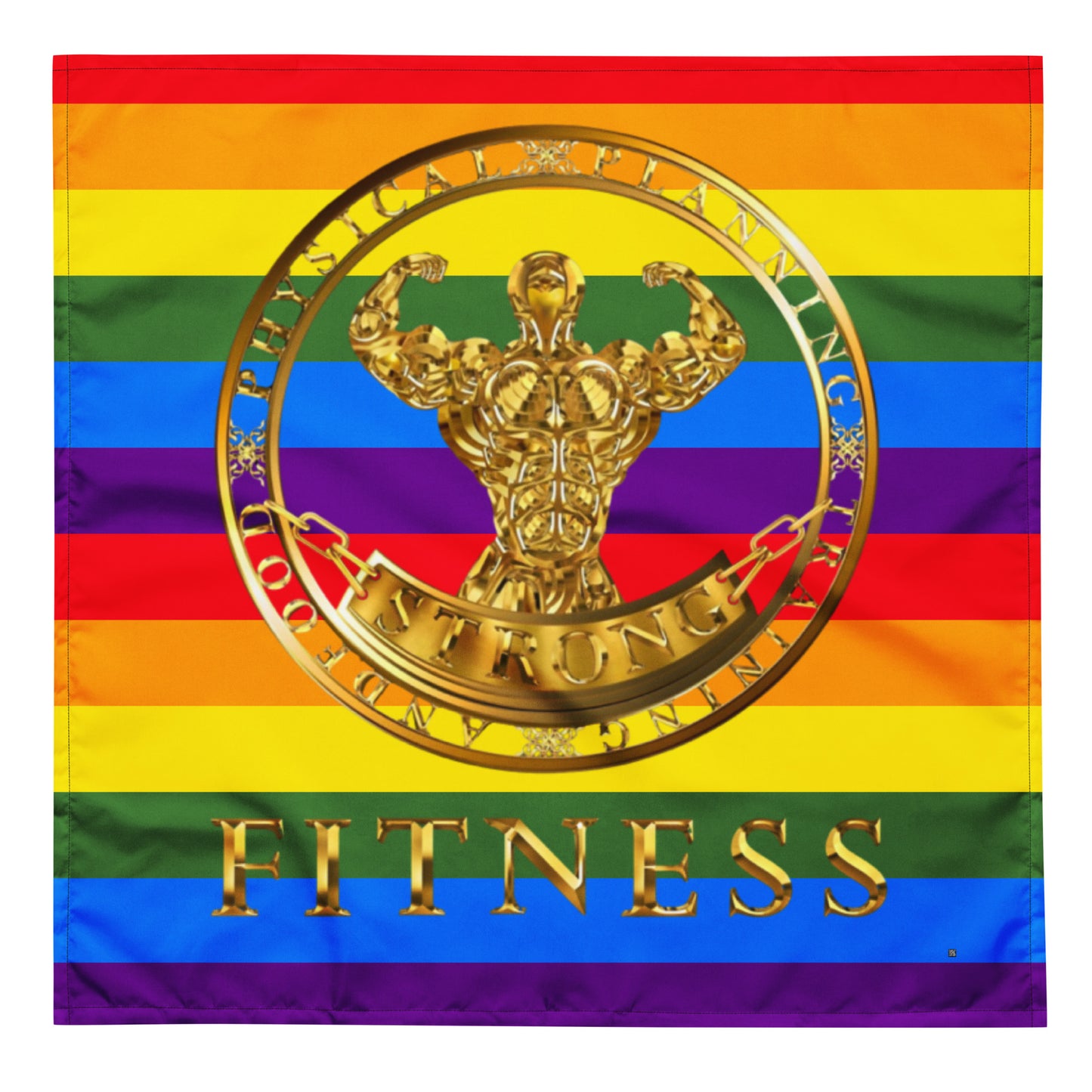 All-over print bandana,Strong Fitness