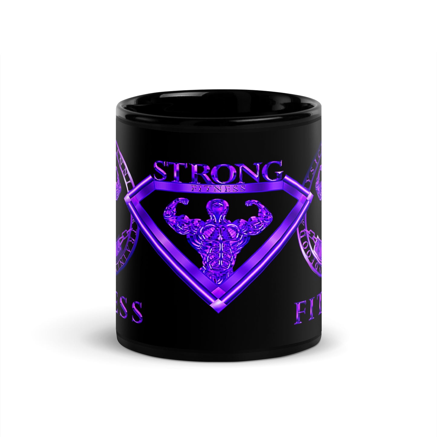 Black Glossy Mug,Strong Diamond