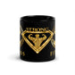 Black Glossy Mug,Strong Diamond