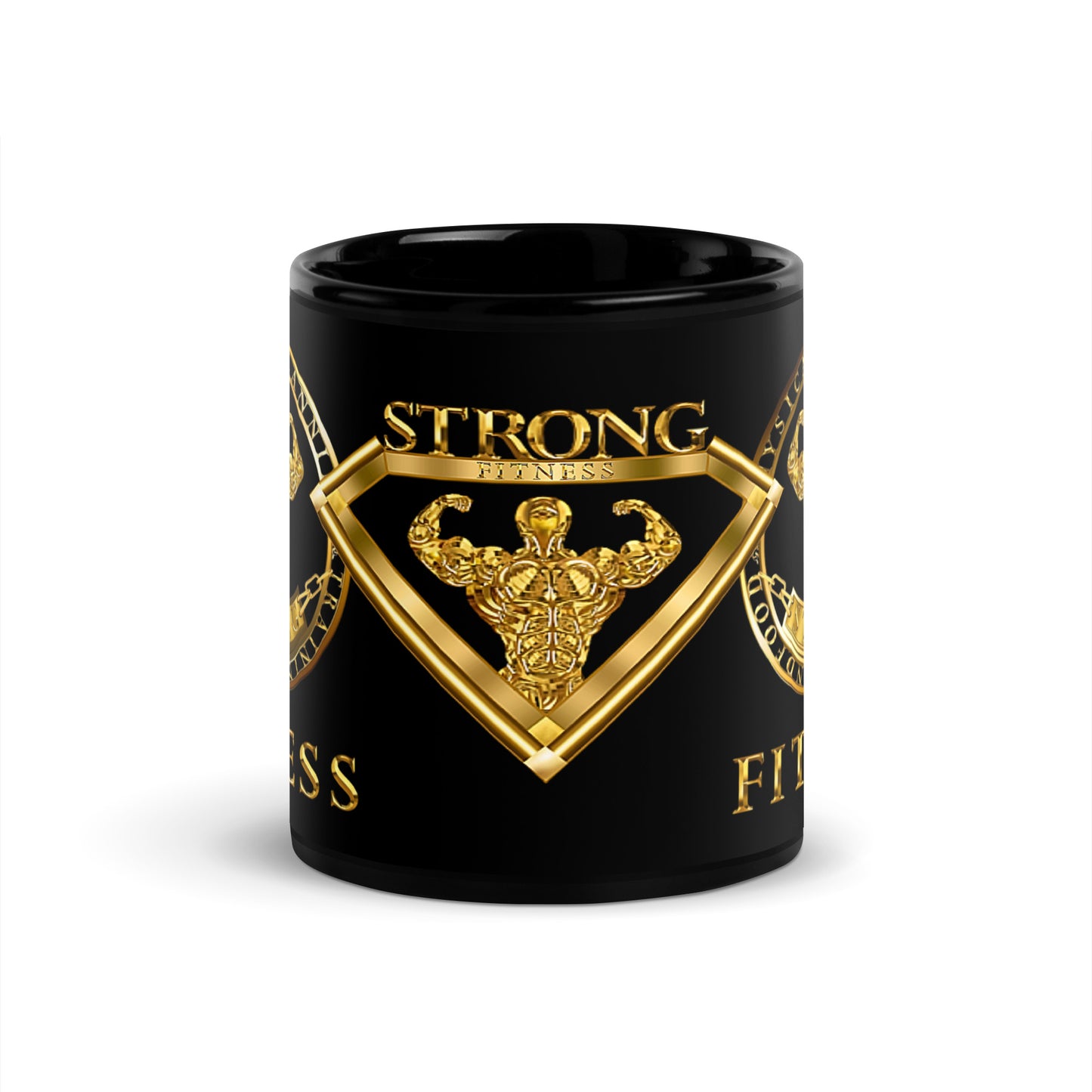 Black Glossy Mug,Strong Diamond