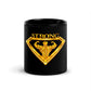 Black Glossy Mug,Strong Diamond