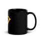 Black Glossy Mug,Strong Diamond