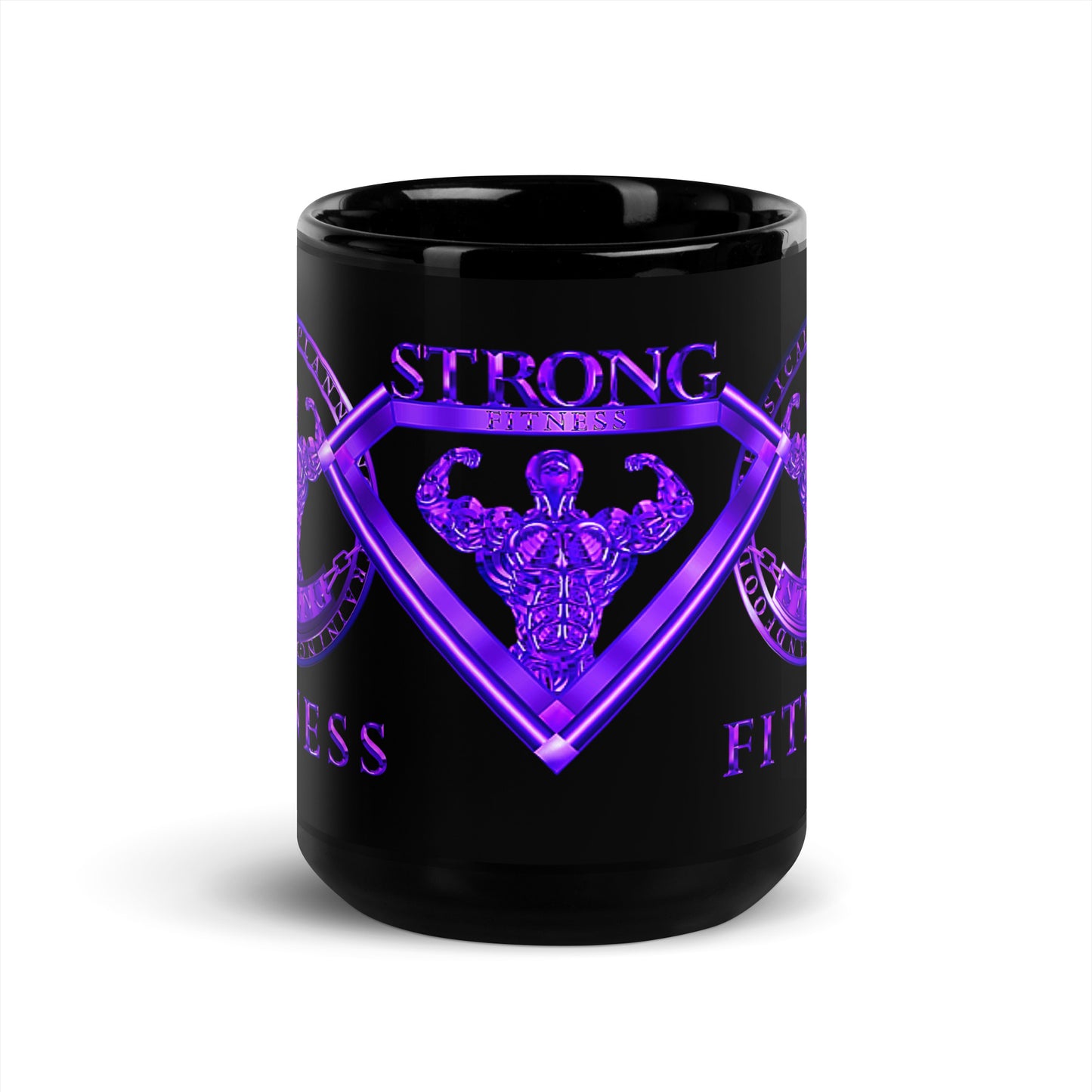 Black Glossy Mug,Strong Diamond