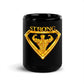 Black Glossy Mug,Strong Diamond