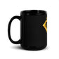 Black Glossy Mug,Strong Diamond