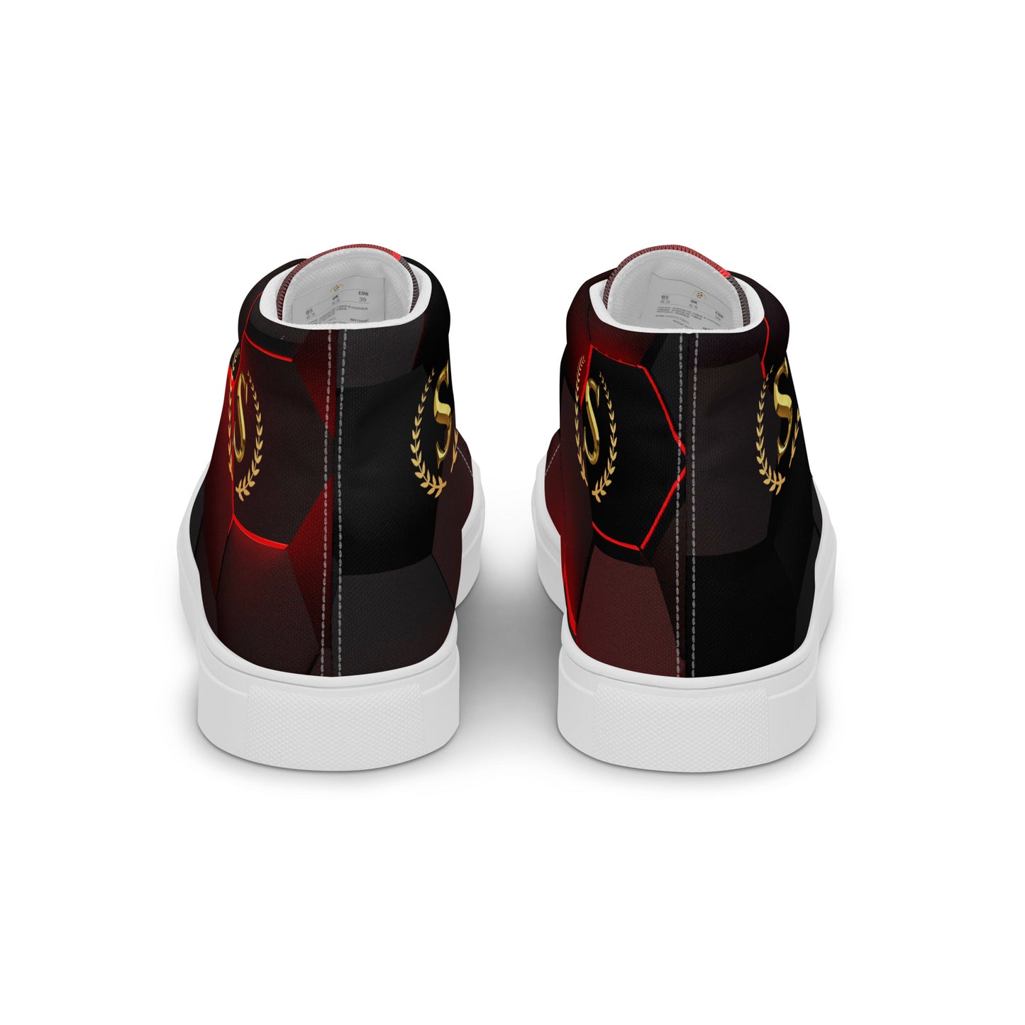 Men’s high top canvas shoes