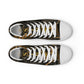 Men’s high top canvas shoes