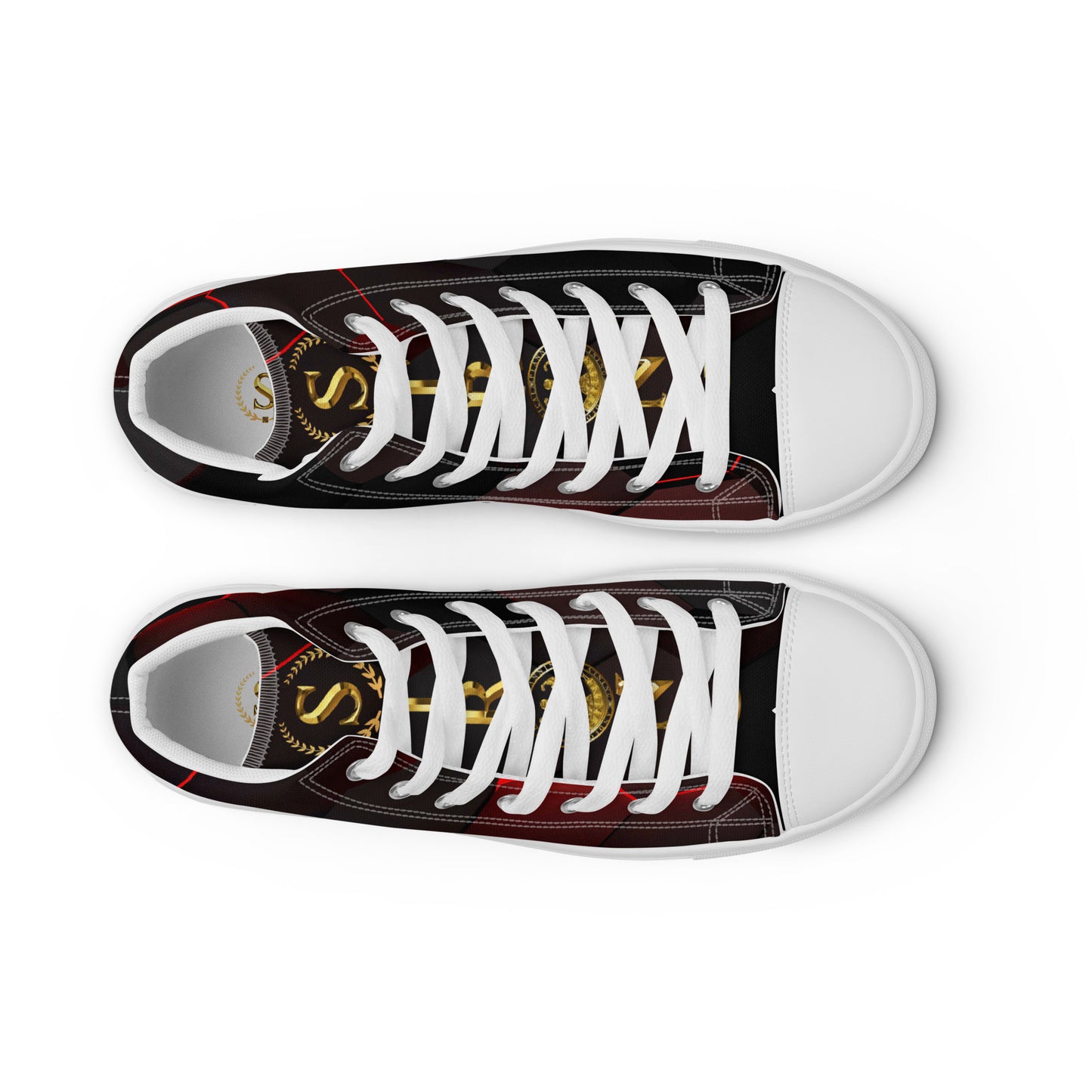 Men’s high top canvas shoes