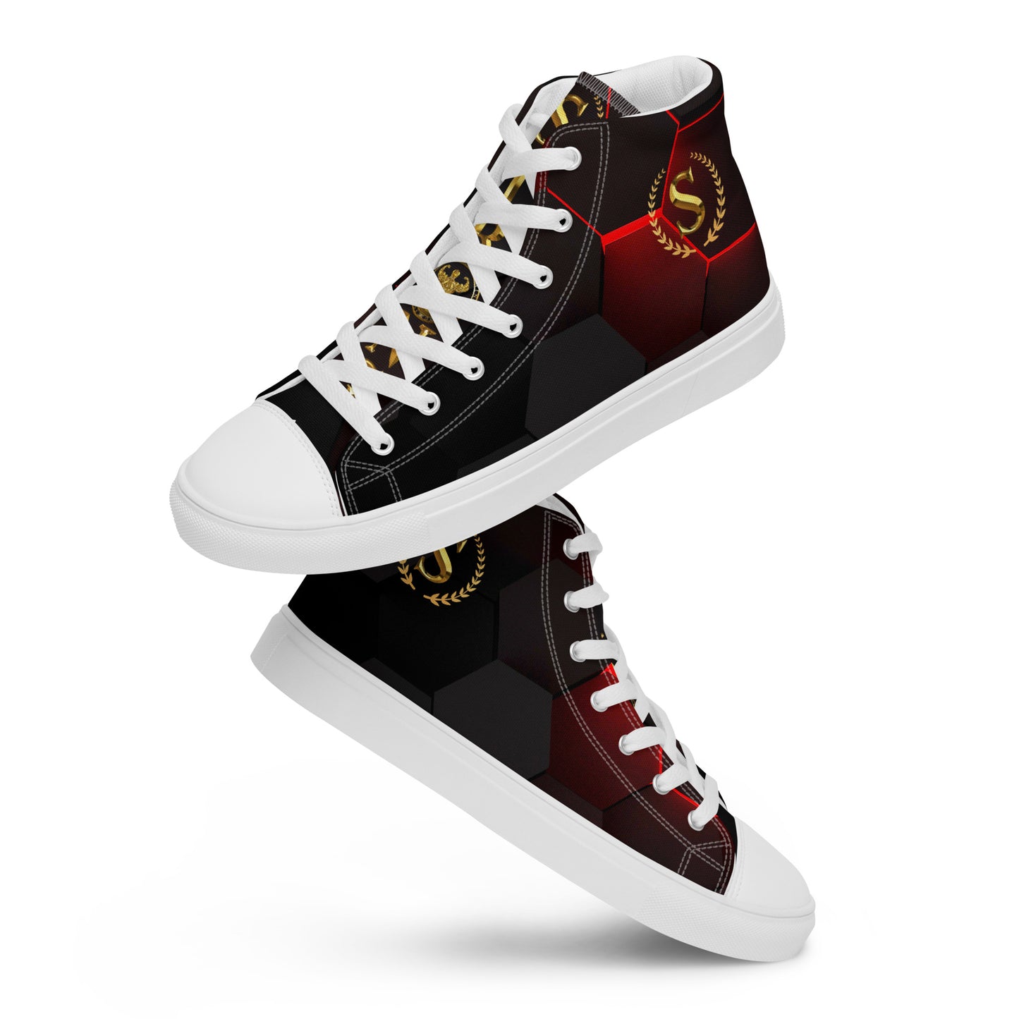 Men’s high top canvas shoes