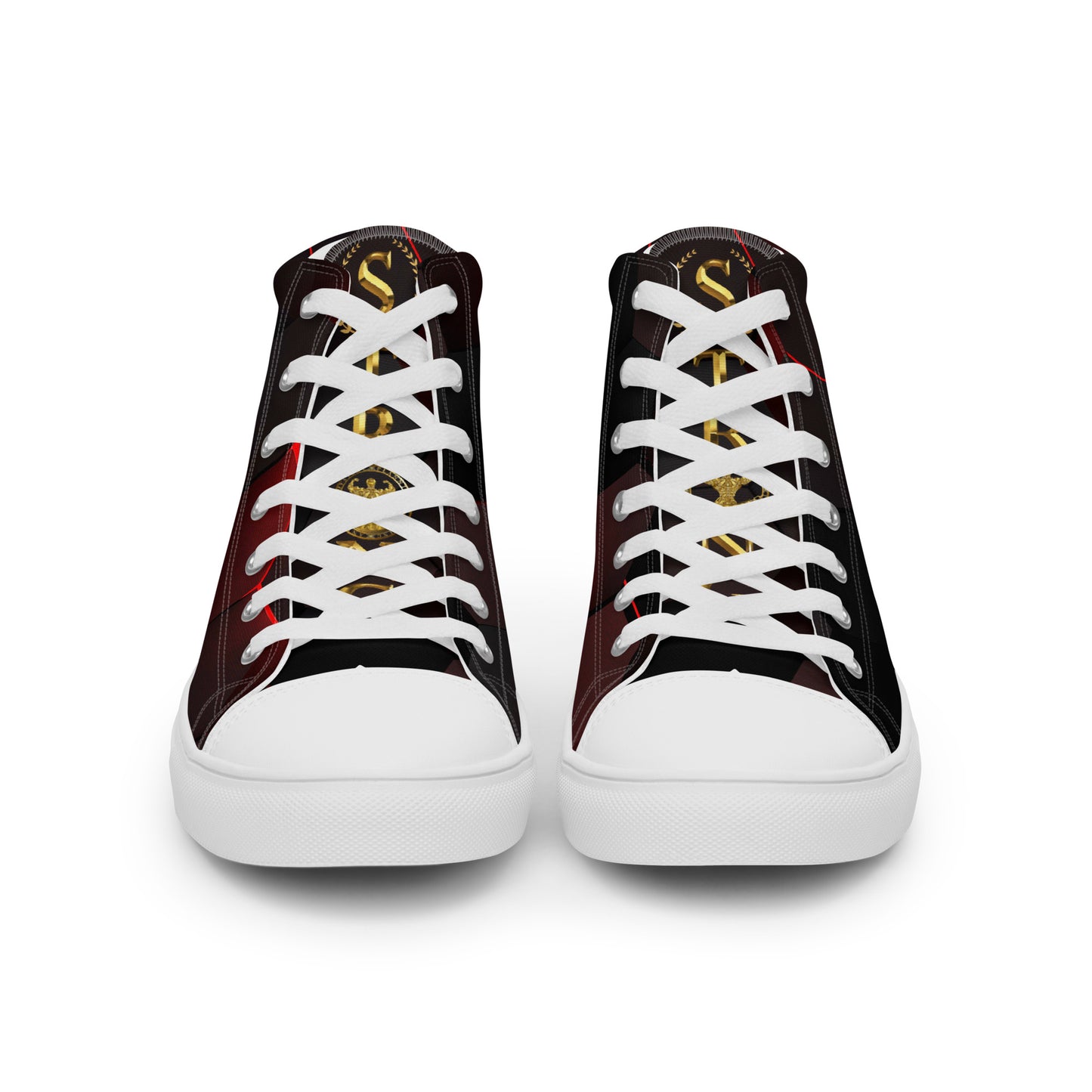 Men’s high top canvas shoes