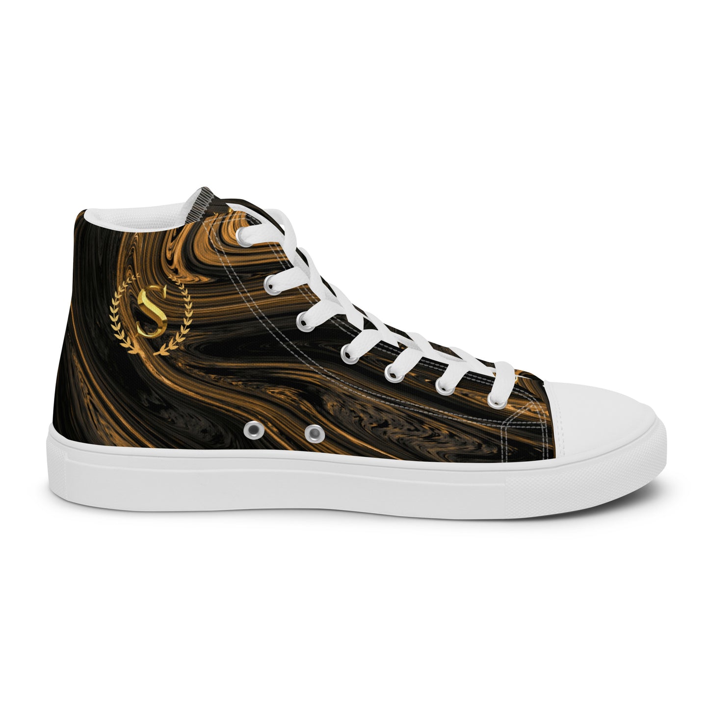 Men’s high top canvas shoes