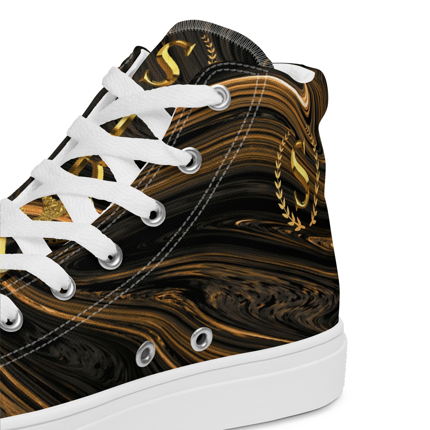 Men’s high top canvas shoes