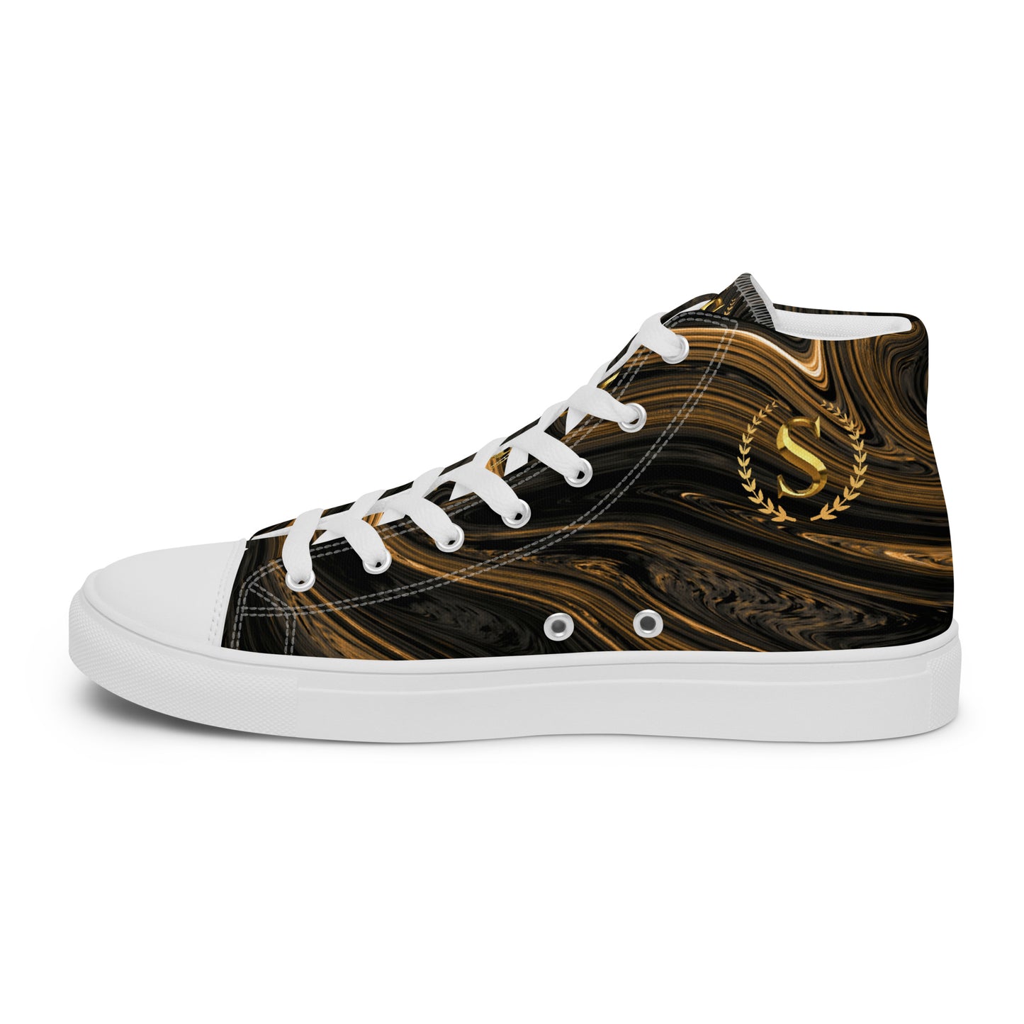 Men’s high top canvas shoes